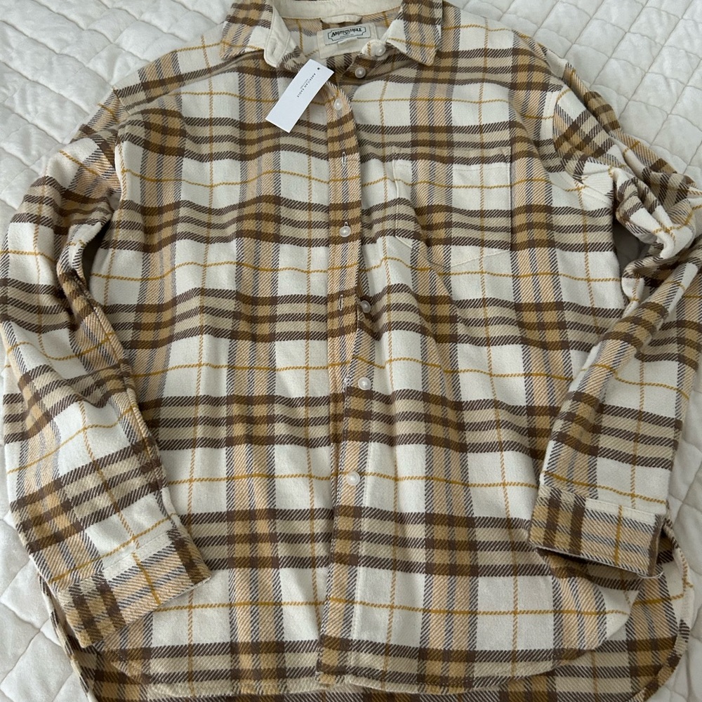 American Eagle button up flannel
